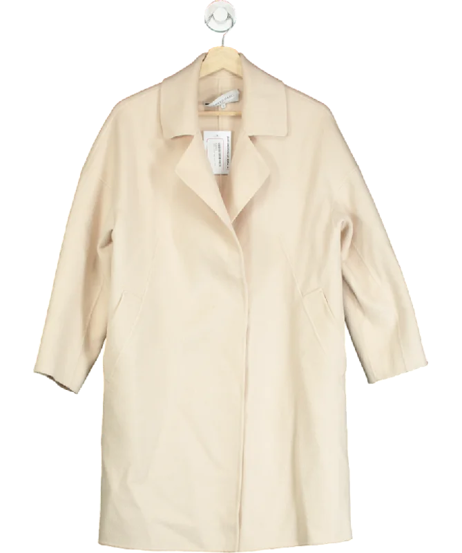 Gerard Darel Beige Plain Wrap Coat UK S