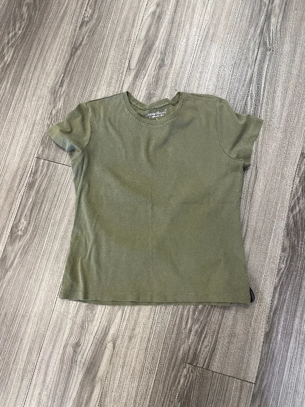 Green Top Short Sleeve Eddie Bauer, Size L