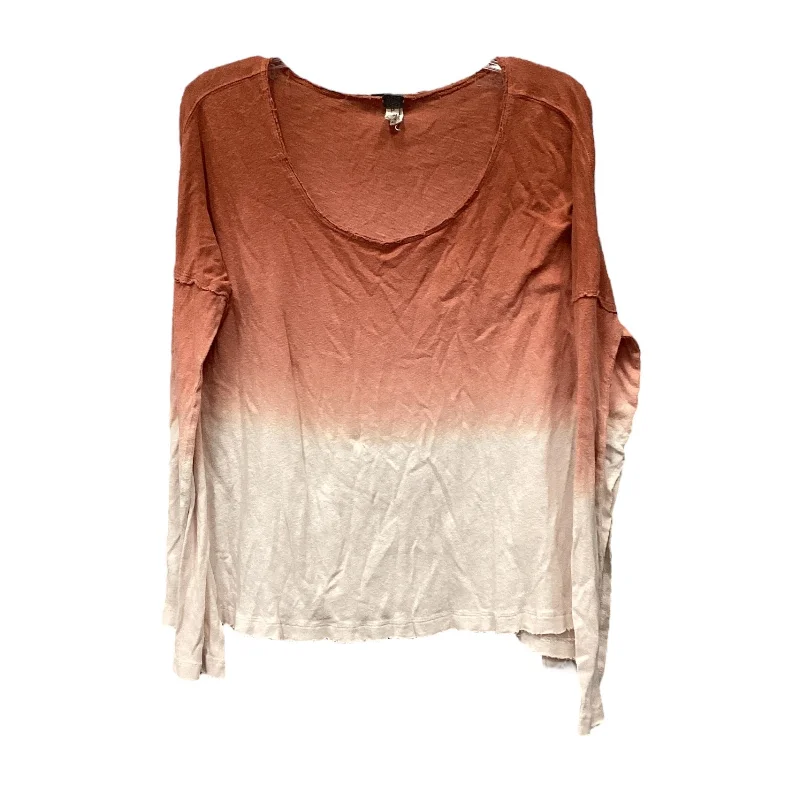 Top Long Sleeve By We The Free In Orange, Size: S