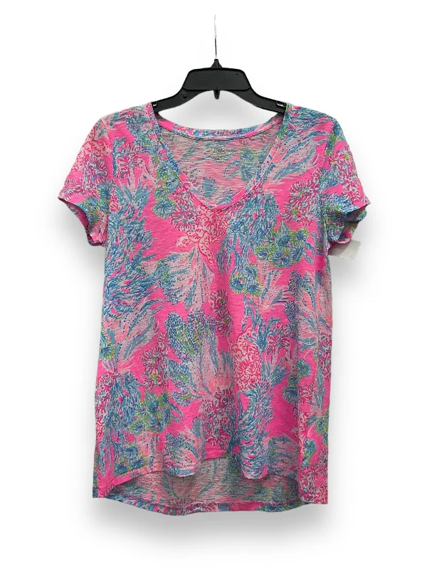 Top Short Sleeve By Lilly Pulitzer In Multi-colored, Size: S