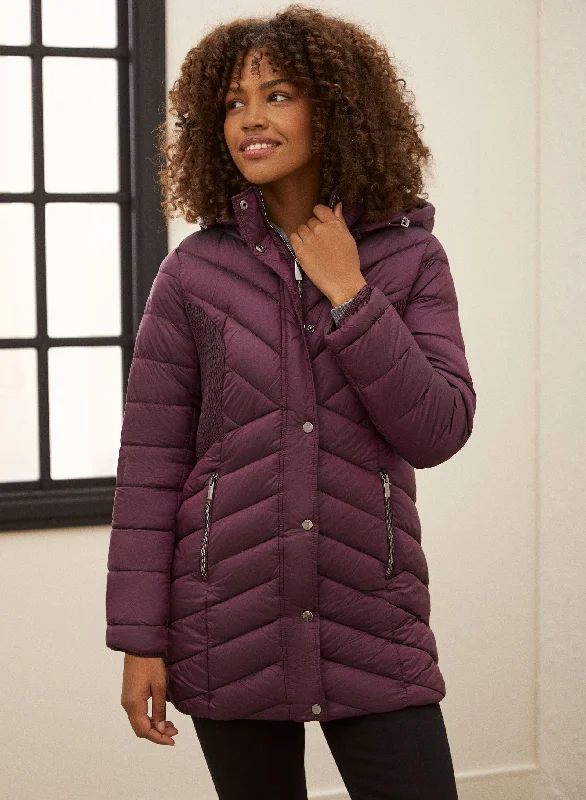 Vegan Down Quilted Coat