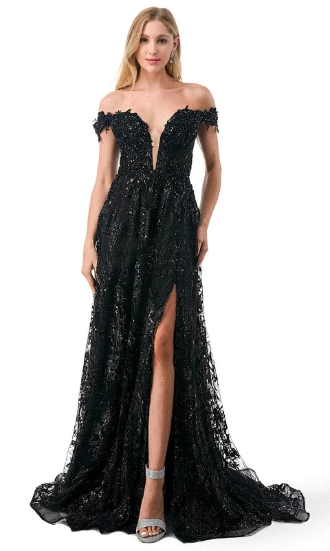 Trevi Collection L2621 - Off Shoulder Evening Gown