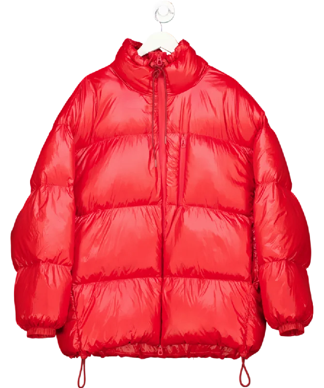 H&M Red Down filled puffer Jacket UK 12