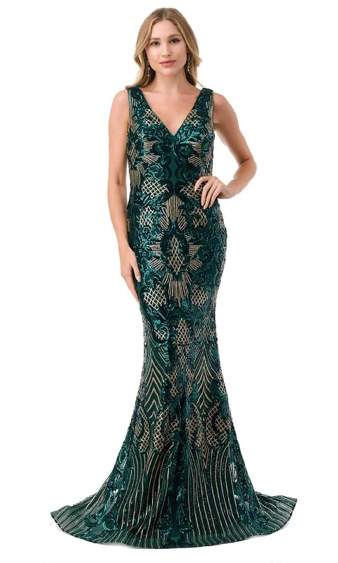 Trevi Collection M2803Y - Mermaid Evening Gown