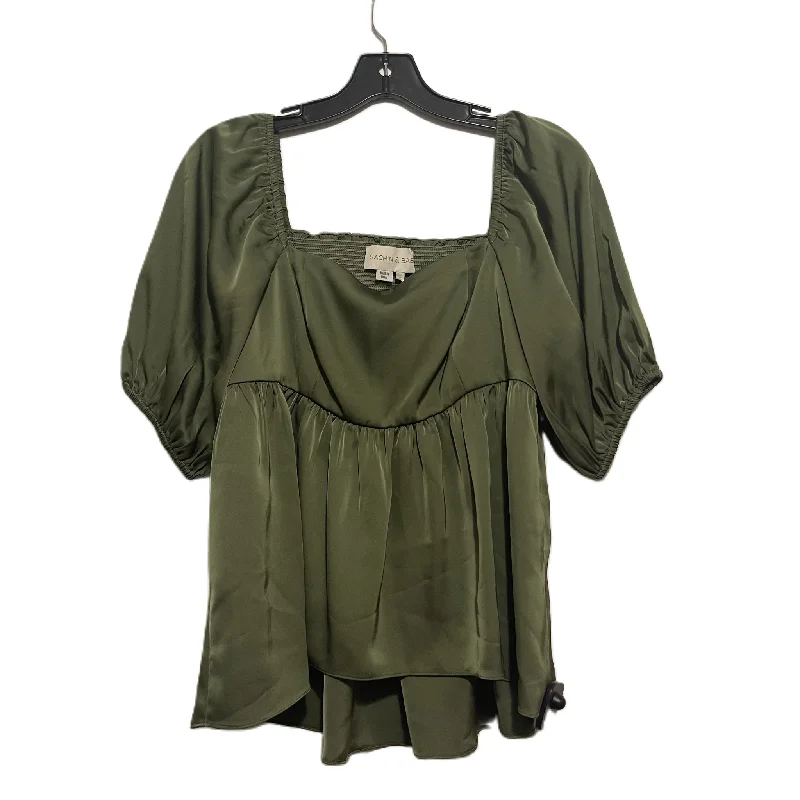 Green Top Short Sleeve By Sachin & Babi, Size: S