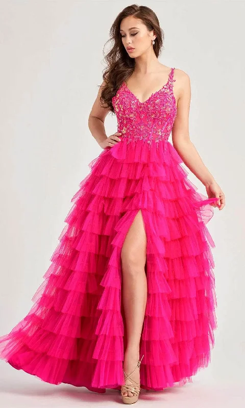 Ellie Wilde EW35059 - Sequin Ruffles Evening Dress