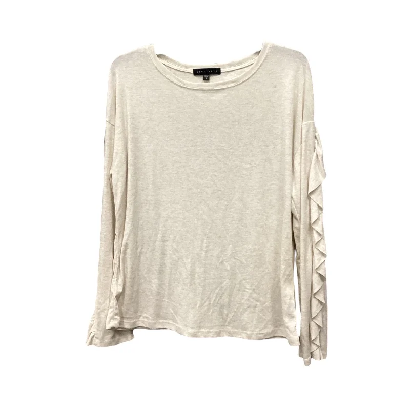 Top Long Sleeve By Sanctuary In Beige, Size: S