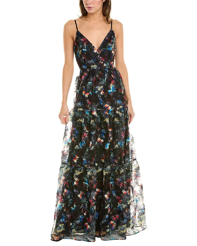 Johnny Was Papillon Embroidered Maxi Dress