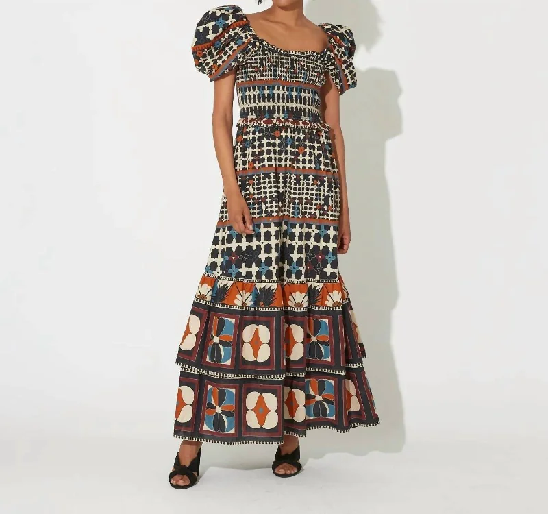 Fay Maxi Dress In Deco