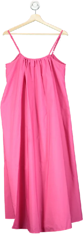 NA-KD Pink Maxi Dress UK XS