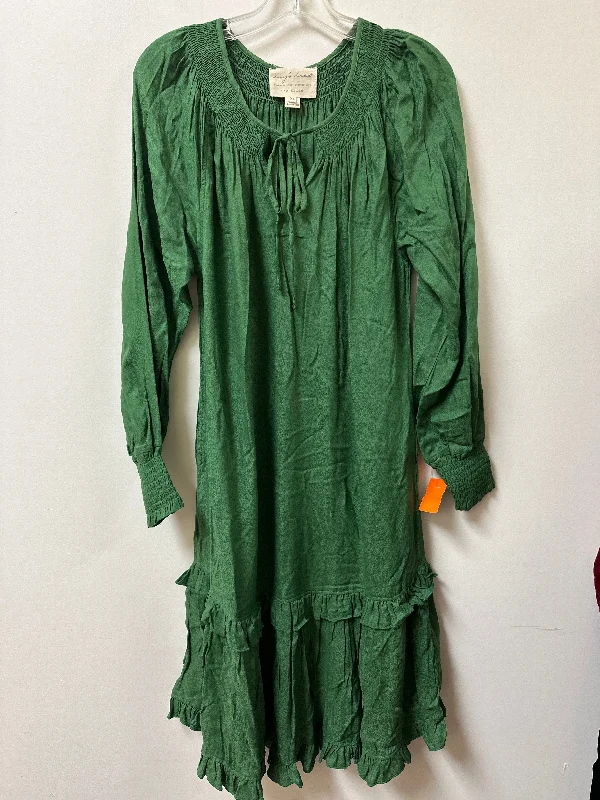 Dress Casual Maxi By Clothes Mentor In Green, Size: Xs