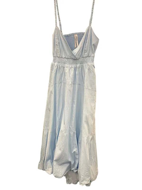 Dress Casual Maxi By Anthropologie In Blue, Size: M