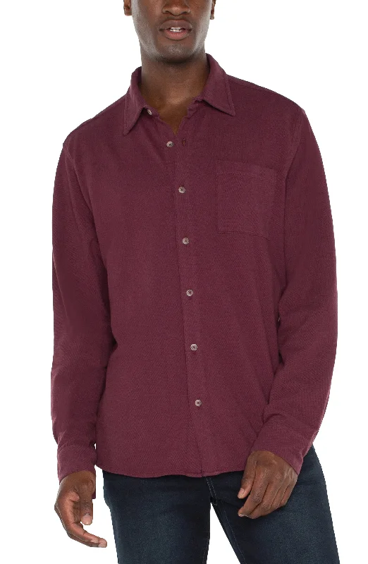 BUTTON UP LONG SLEEVE SHIRT