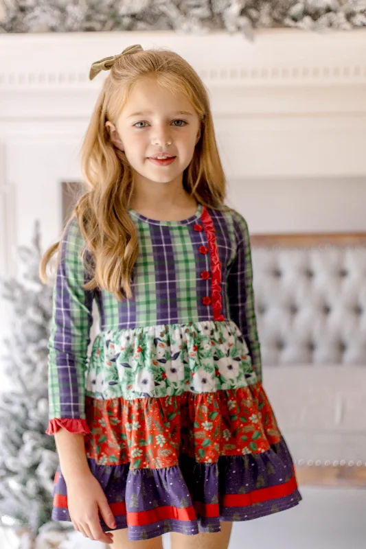 Festive Little Wonders Panel Dress