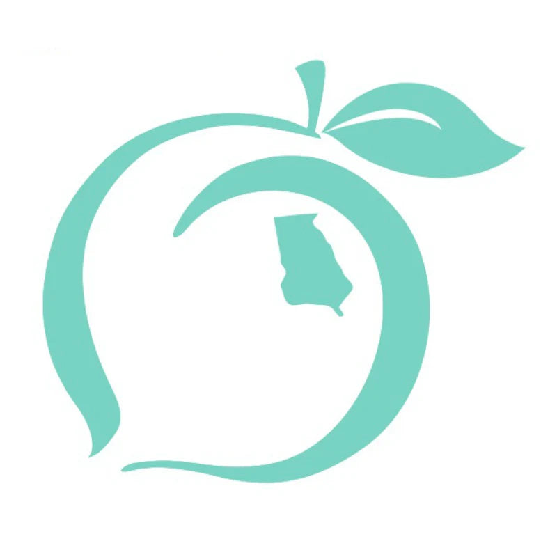 Peach State Pride 'Logo Decal' - Teal