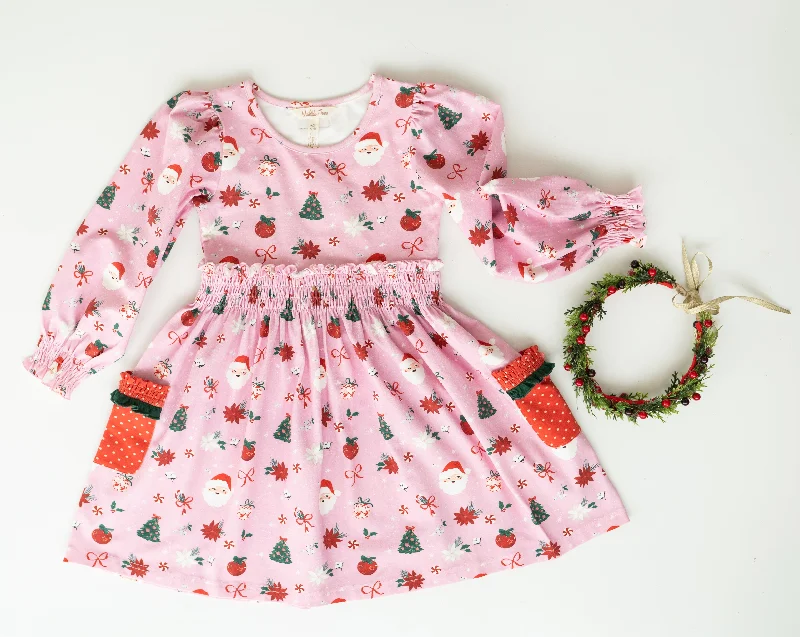 Rosy Cheeks & Jingles Lap Dress