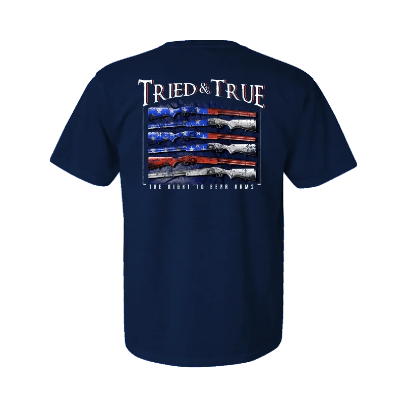 Tried and True Flag Navy T Shirt