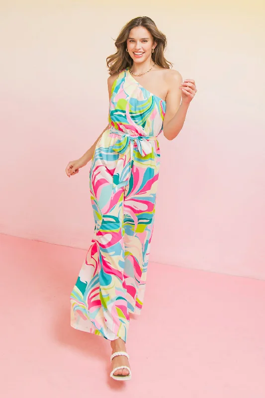 HELLO LOVER WOVEN JUMPSUIT