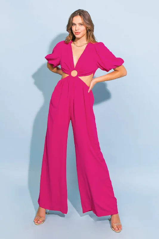 IN MY DREAMS WOVEN JUMPSUIT