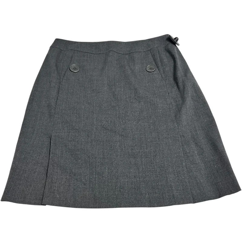 Skirt Mini & Short By Talbots In Grey, Size: M